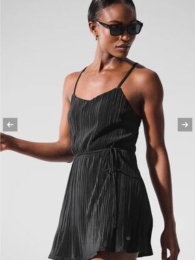 ALO Yoga Micro Plisse Games &Tennis Dress